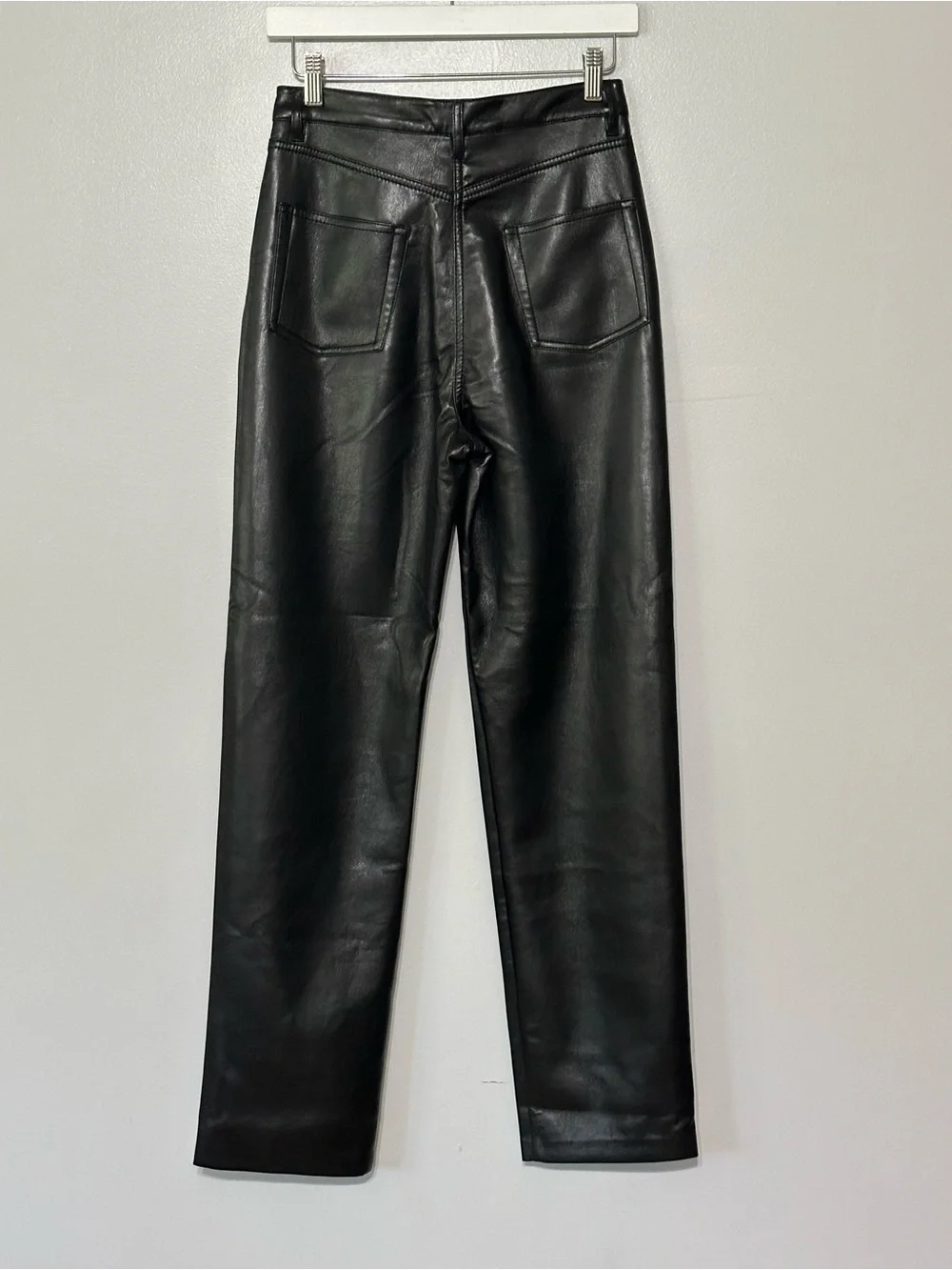 Wilfred Aritzia Women's‎ Size 6 Black The Melina High Waist Vegan Leather Pants